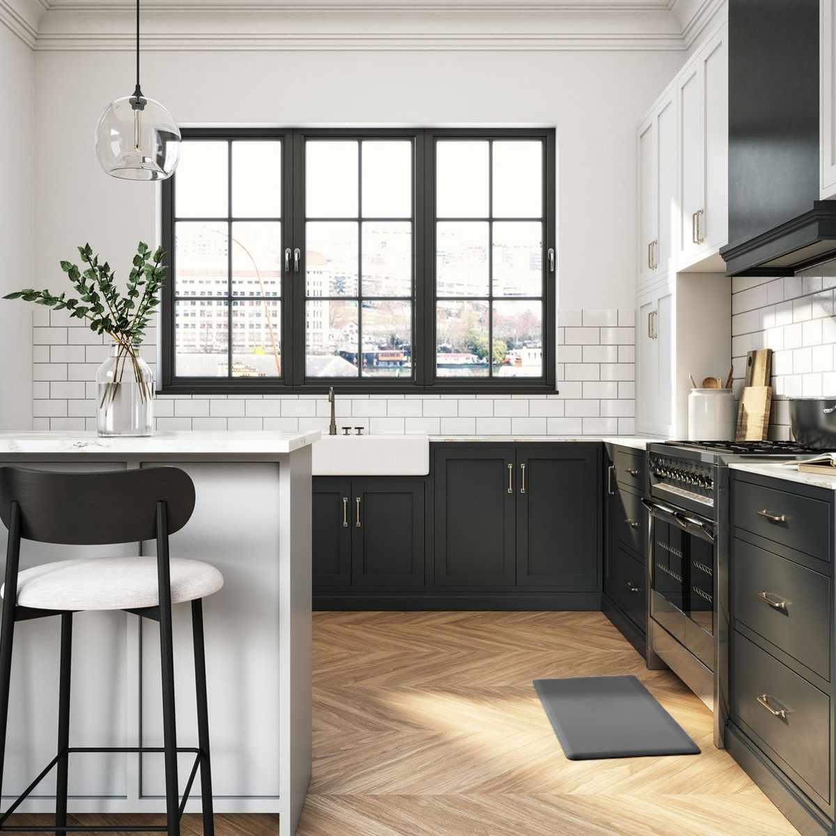 Kitchen Mat, Gray-4